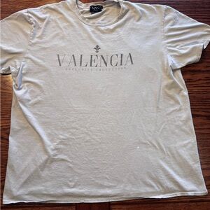 Men’s size L - BoohooMan Cream Valencia Tee